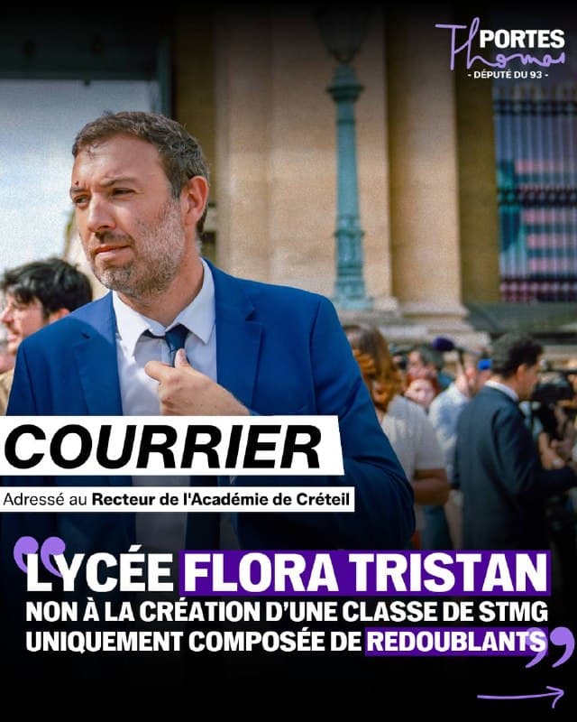 Photo publiée avec le message « J'ai écrit au Recteur de l'Académie de Créteil au sujet du lycée Flora Tristan à Noisy-le-Grand » (1 sur 3).